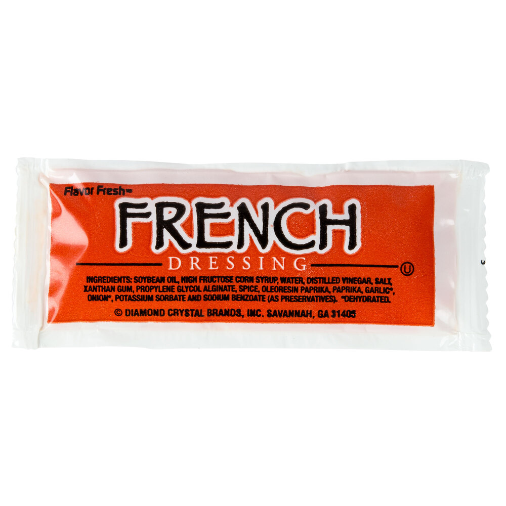 French Dressing 12 Gram Portion Packet 200/Case