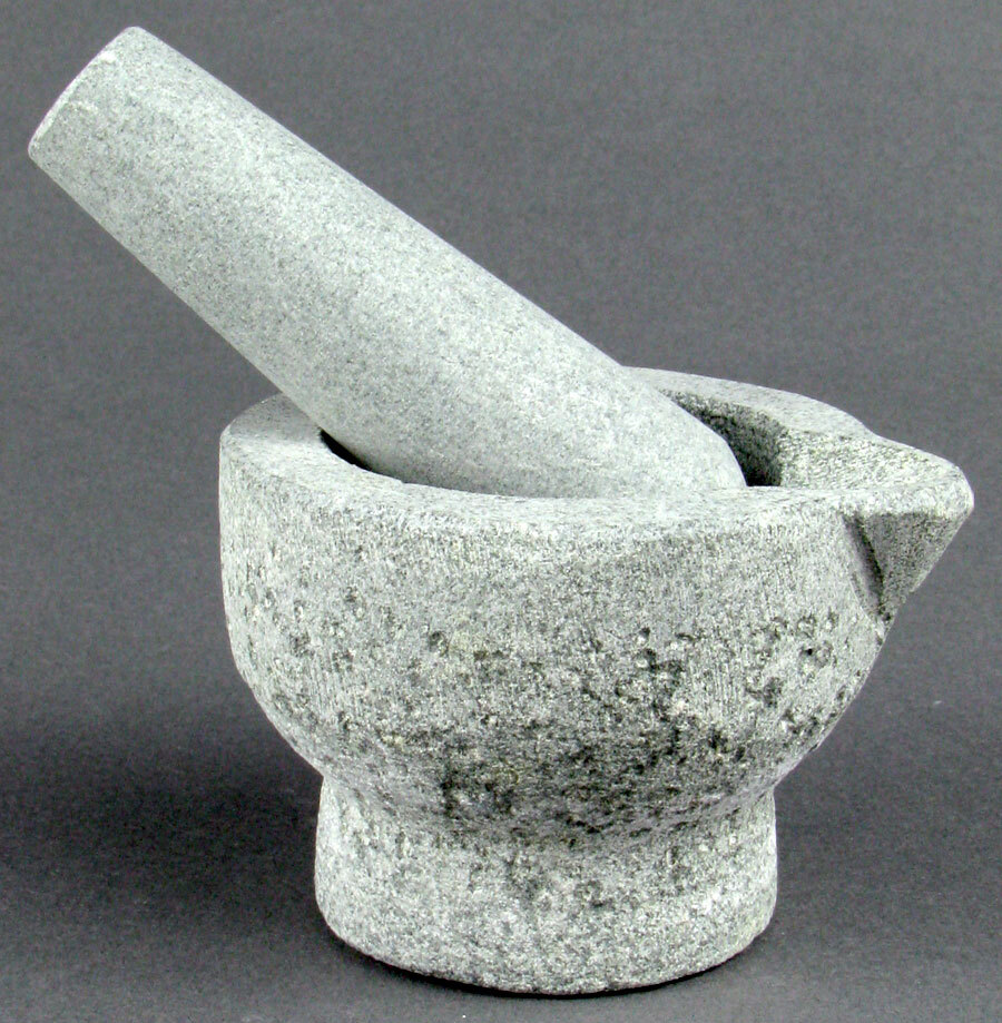 Liberty Ware GMP8 3" Granite Mortar and Pestle Set