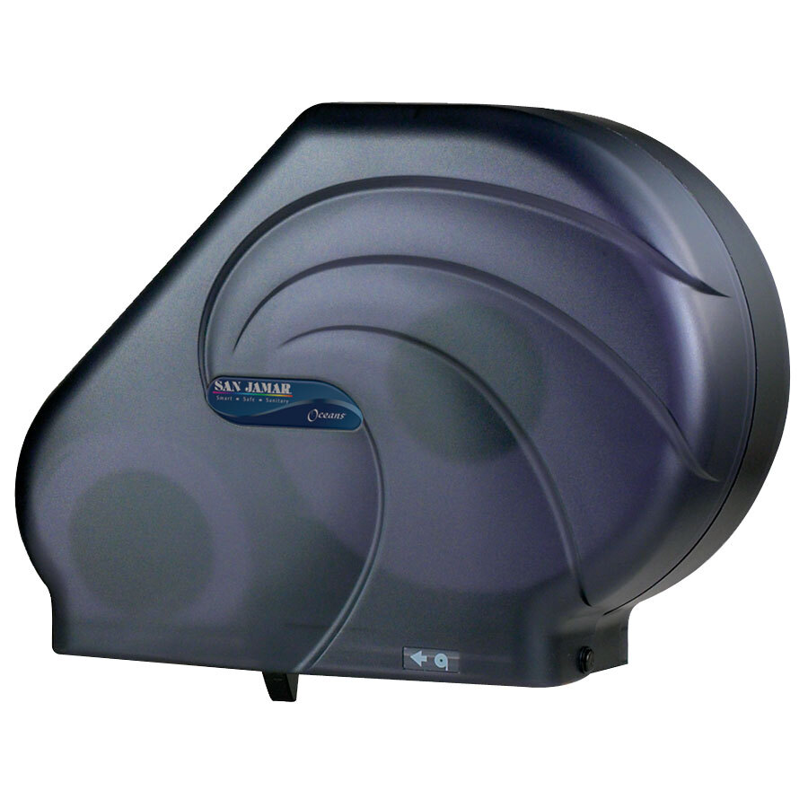 San Jamar R3090TBK Reserva Oceans 9" 10 1/2" Jumbo Toilet Tissue