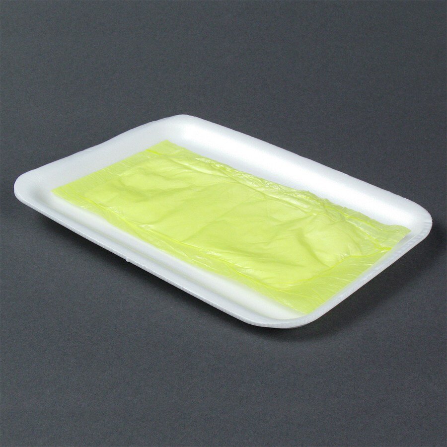 Absorbent Meat, Fish and Poultry Pad 4" x 7" 40 Grams Yellow 2000/Case