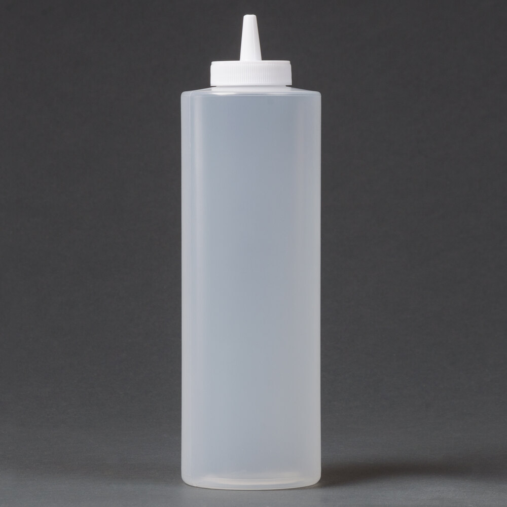 24 oz. Clear Squeeze Bottle 6 / Pack