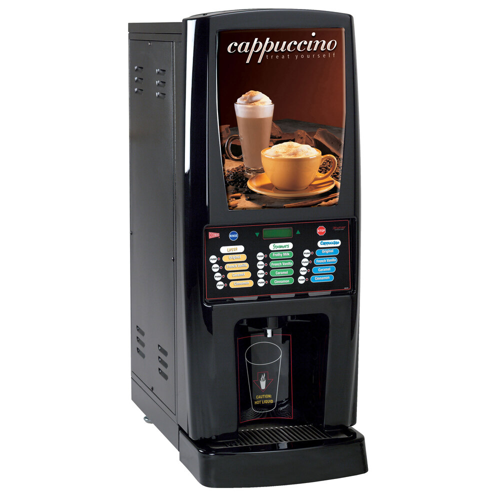 Cecilware GB5MFITLD MultiFlavor Five Hopper Powdered Cappuccino