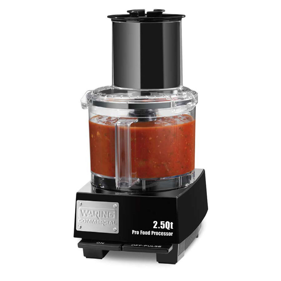 Waring WFP11S Cuisinart 2.5 Qt. Batch Bowl Food Processor with Vertical Chute 120V