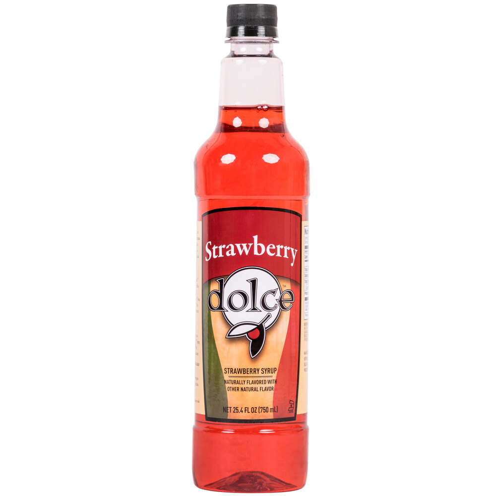 Dolce Strawberry Coffee Flavoring Fruit Syrup