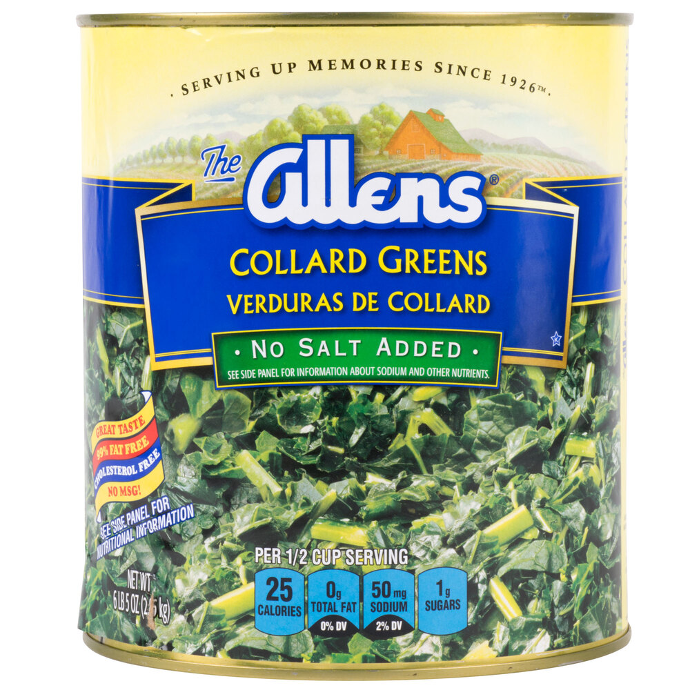 Chopped Collard Greens 10 Can 6/Case