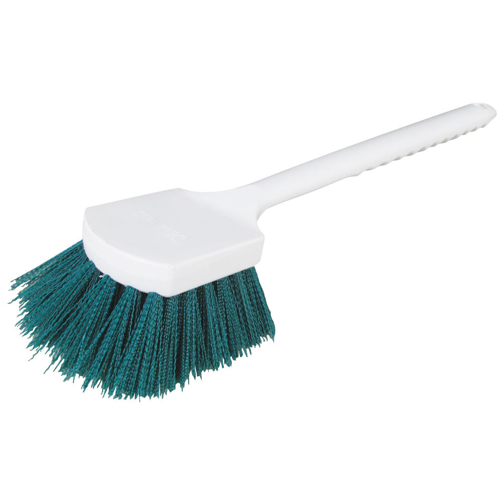 Carlisle 4050109 20" Sparta Green Floating Utility / Pot Scrub Brush