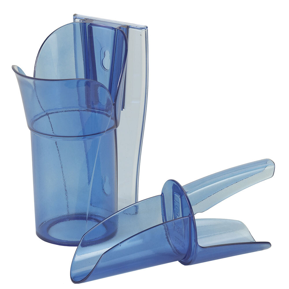 San Jamar SI7700 SafTIce Scoop Holder with 2024 oz. Ice Scoop