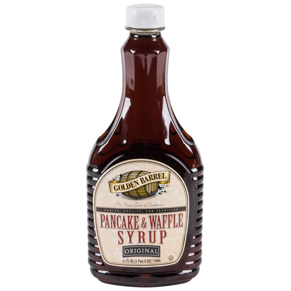 Golden Barrel Pancake and Waffle Syrup 24 oz. Bottle