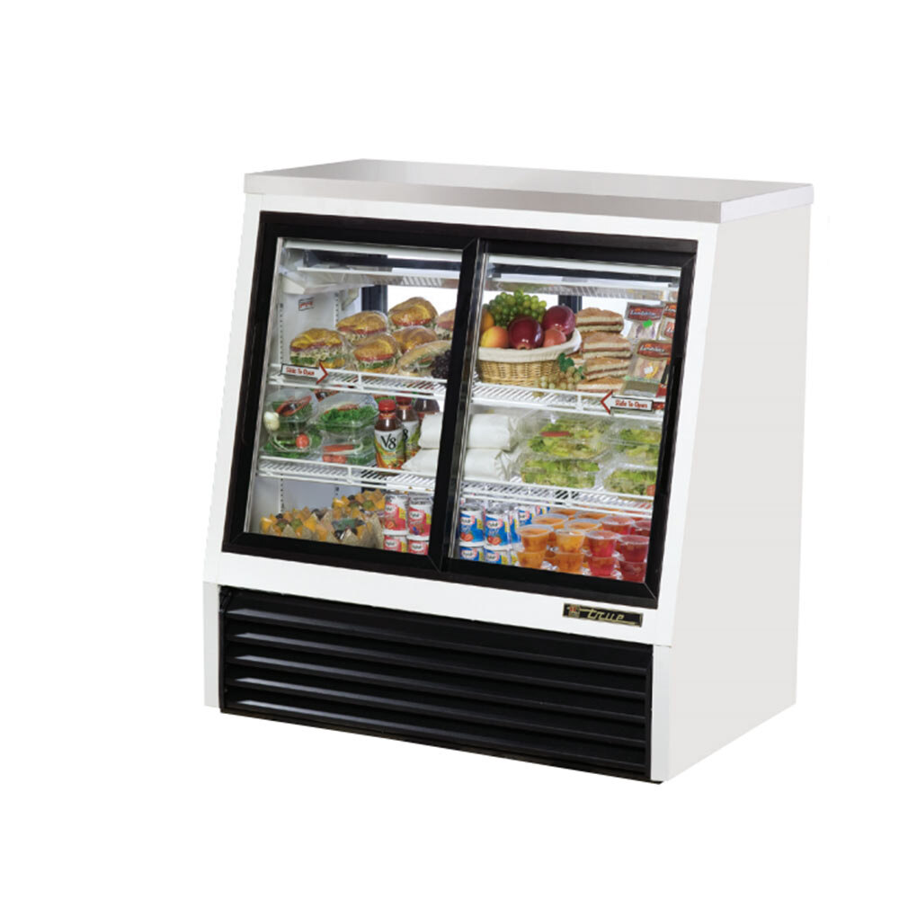 True TSID484 White Single Duty Four Door Refrigerated Deli Case 16