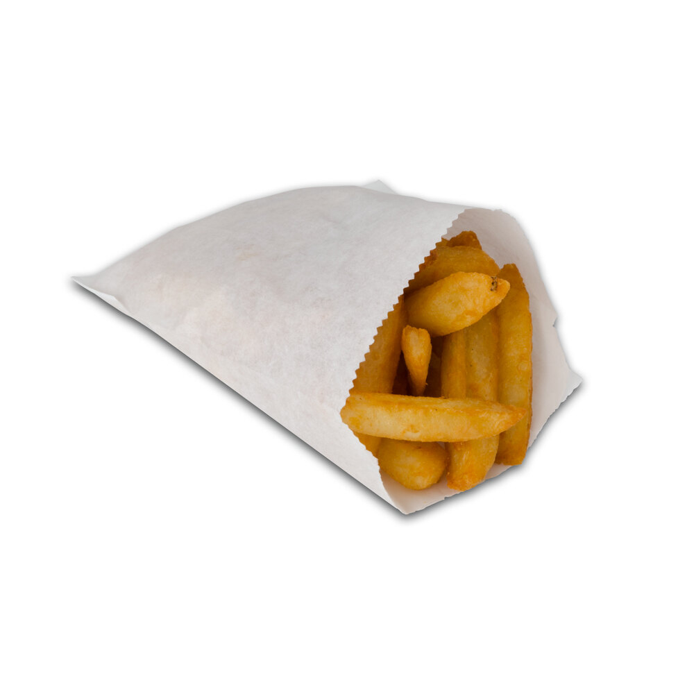 Carnival King 4 1/2" x 4 1/2" Medium French Fry Bag 2000 / Case