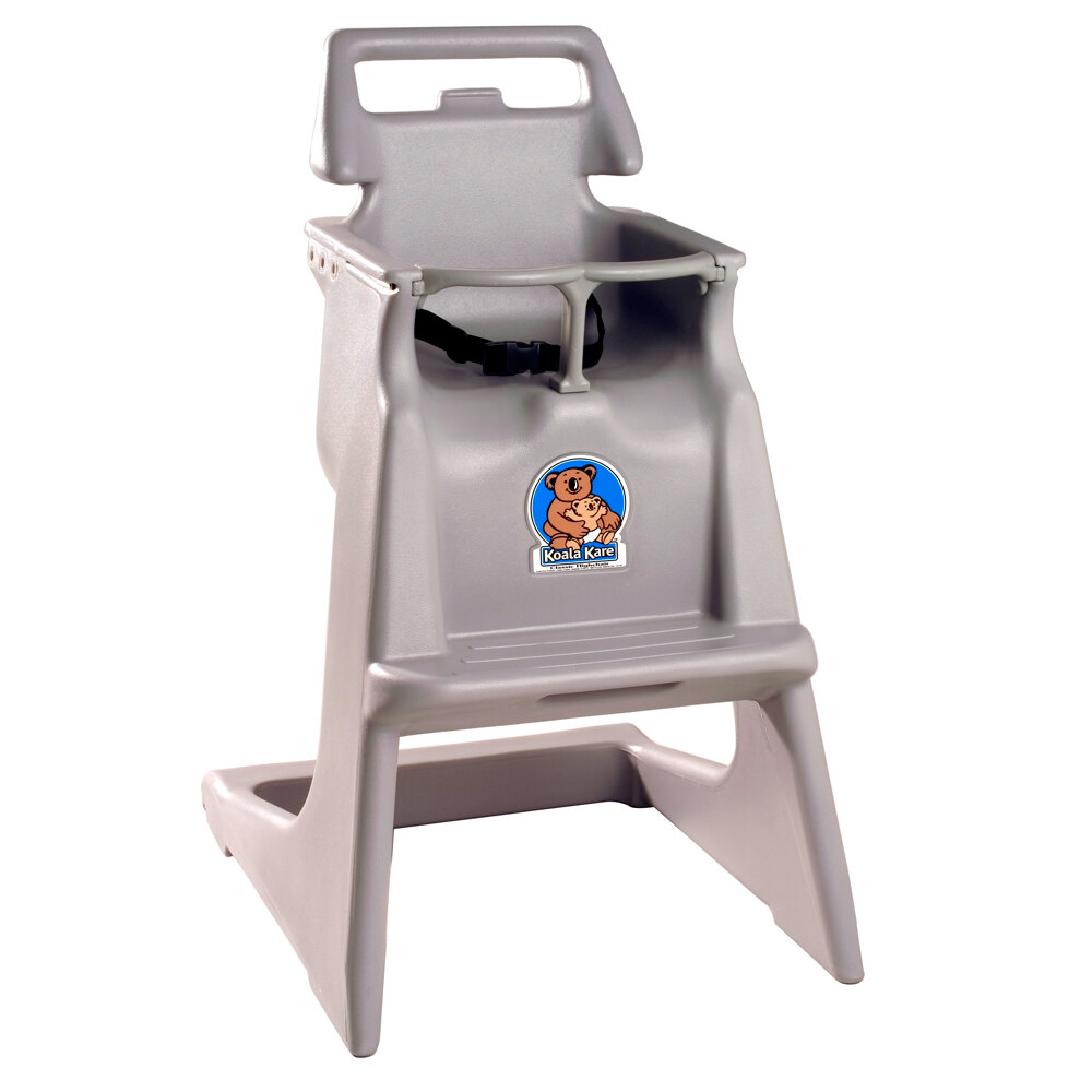 Koala Kare KB10301 Classic High Chair with Wheels Gray