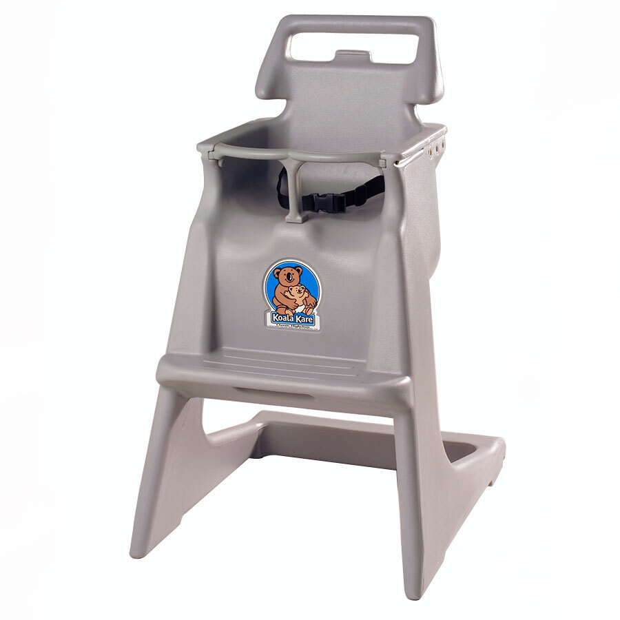 Koala Kare KB10301 Classic High Chair with Wheels Gray