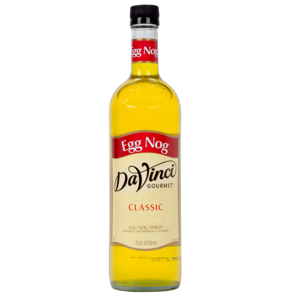 DaVinci Gourmet 750 mL Eggnog Classic Coffee Flavoring Syrup