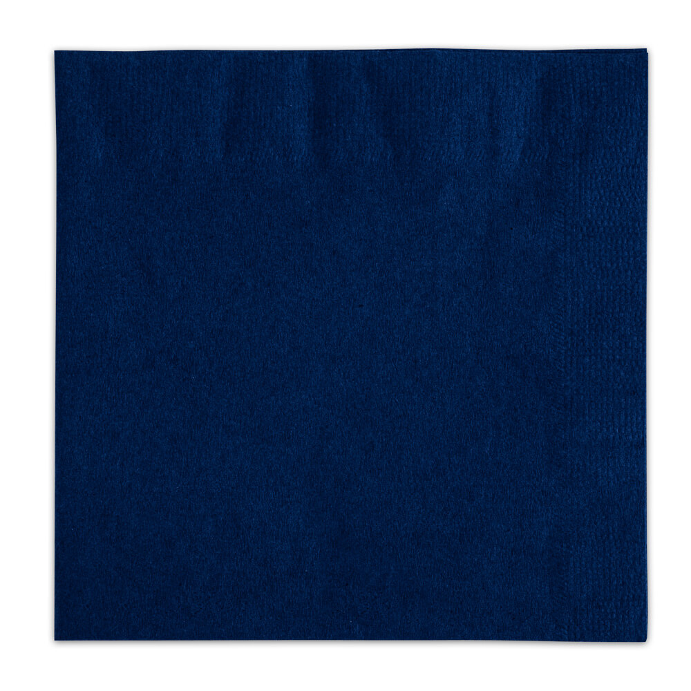 Choice Navy Blue Beverage / Cocktail Napkin 250 / Pack