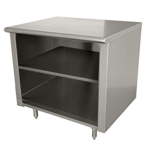 Advance Tabco EBSS303M 30" x 36" 14 Gauge Open Front Base
