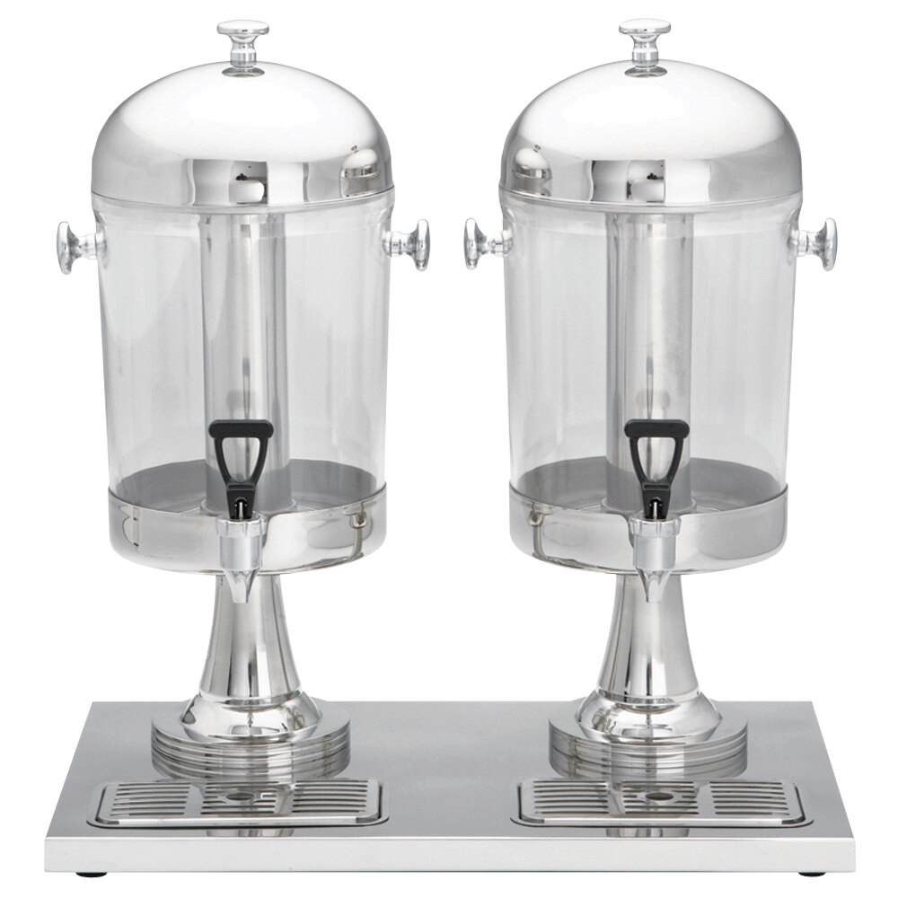Tablecraft 72 Dual Cold Beverage / Juice Dispenser 4.2 Gallons