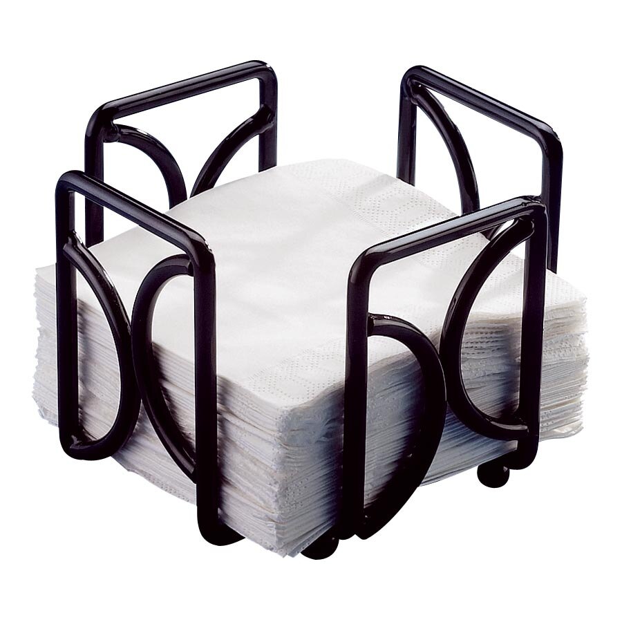 CalMil 1243 Black Wire Beverage Napkin Holder