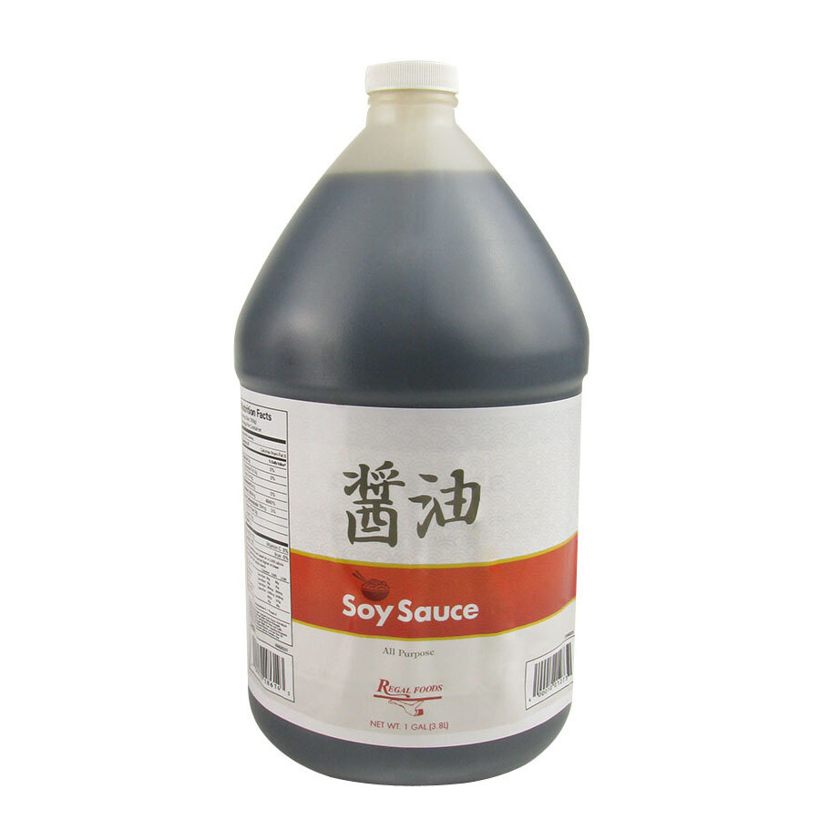 Regal Foods Soy Sauce 1 Gallon Bulk Container 4/Case