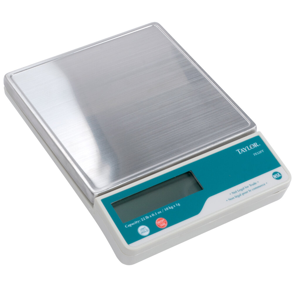 Taylor TE22FT 22lb. Digital Portion Control Scale