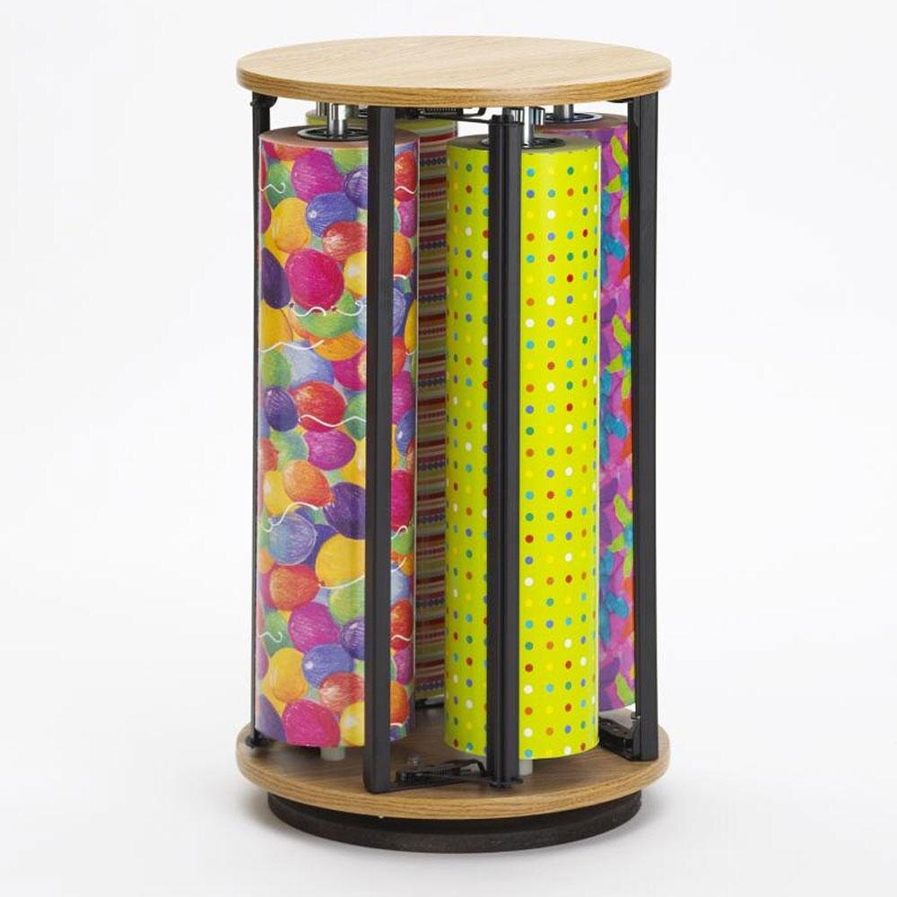 Bulman R1204 The Suzette Revolving Vertical Four Roll Paper Rack