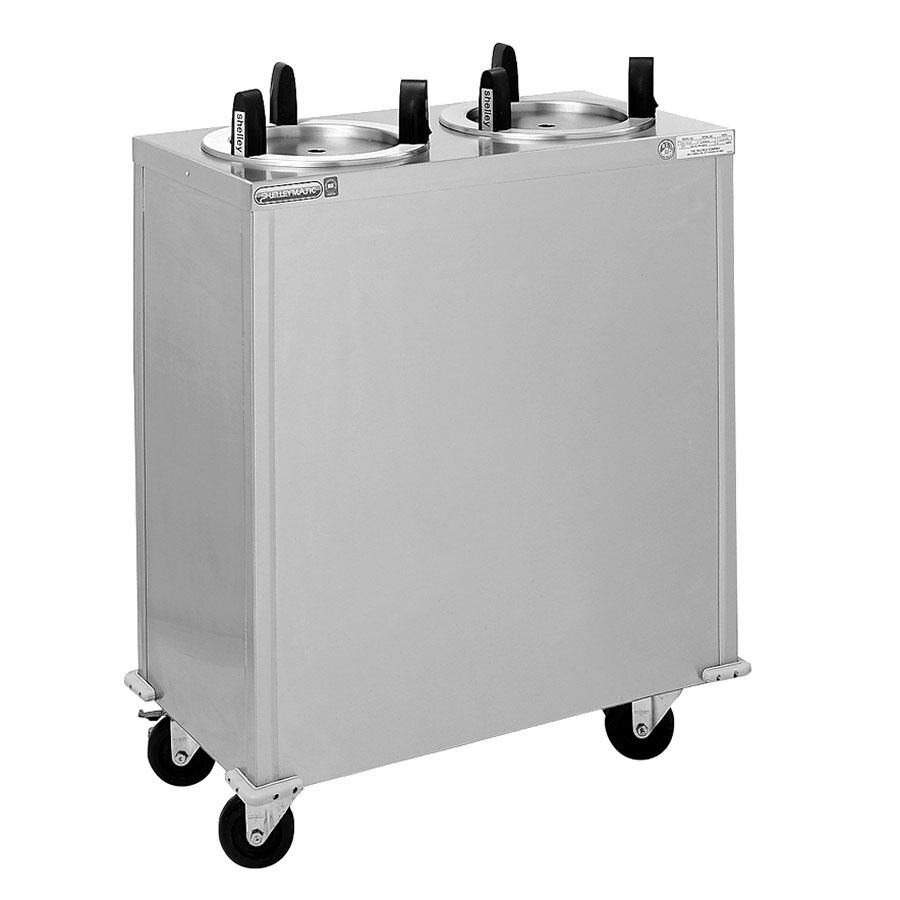 Delfield CAB2 913 Mobile Enclosed Two Stack Dish Dispenser For 8 1 8