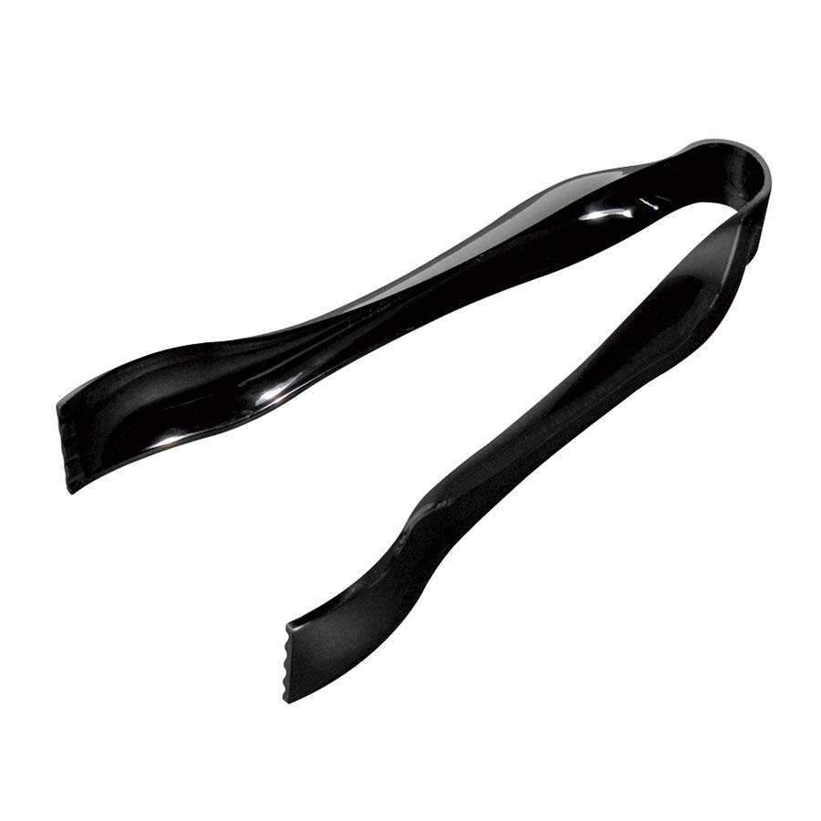 Sabert UBK72STNG 6 1/4" Black Disposable Plastic Tongs 72 / Case