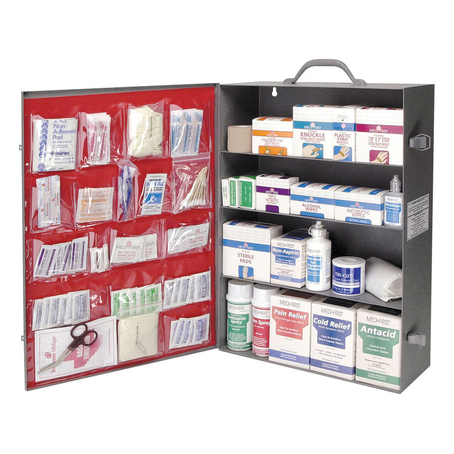 First Aid Kit 4 Shelf Medique 909 pcs. (MFR Item 734M1)