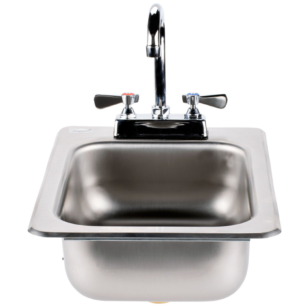 Advance Tabco DI15 Drop In Stainless Steel Sink 5" Deep