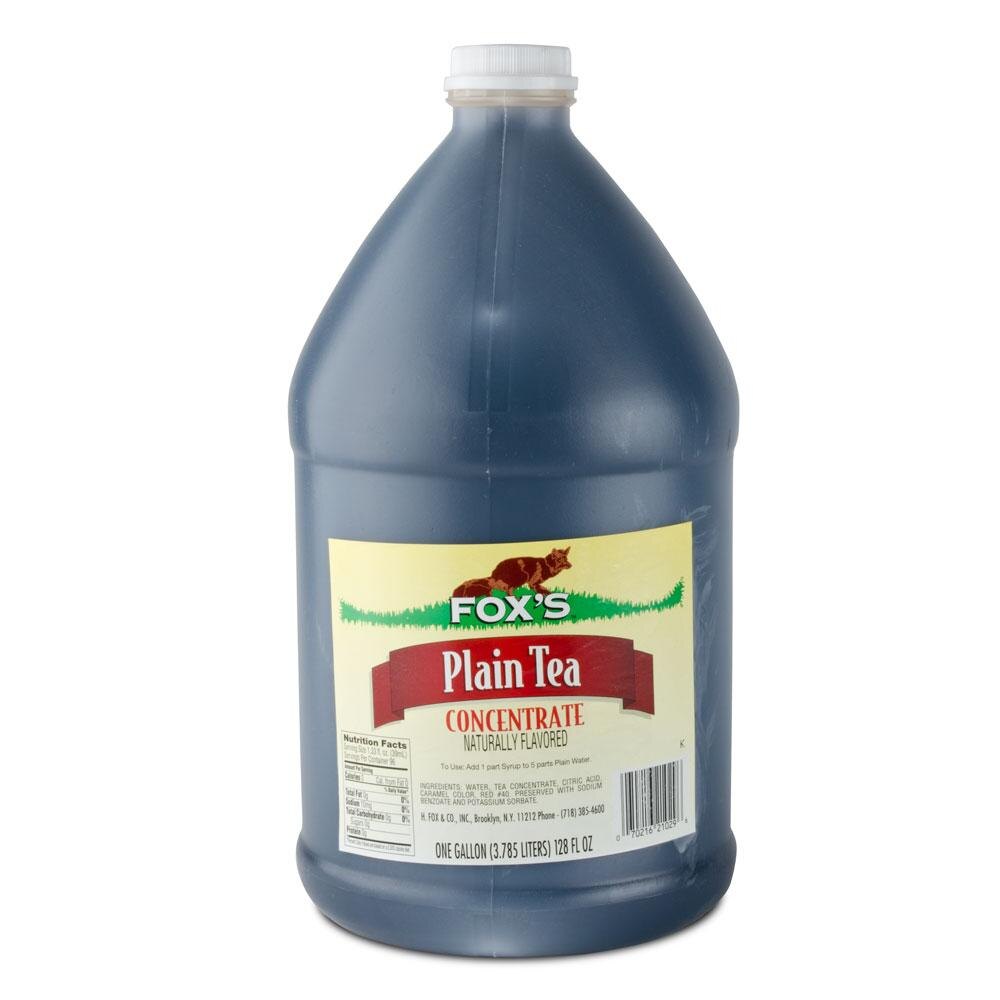 Fox's Unsweetened Iced Tea Concentrate 1 Gallon
