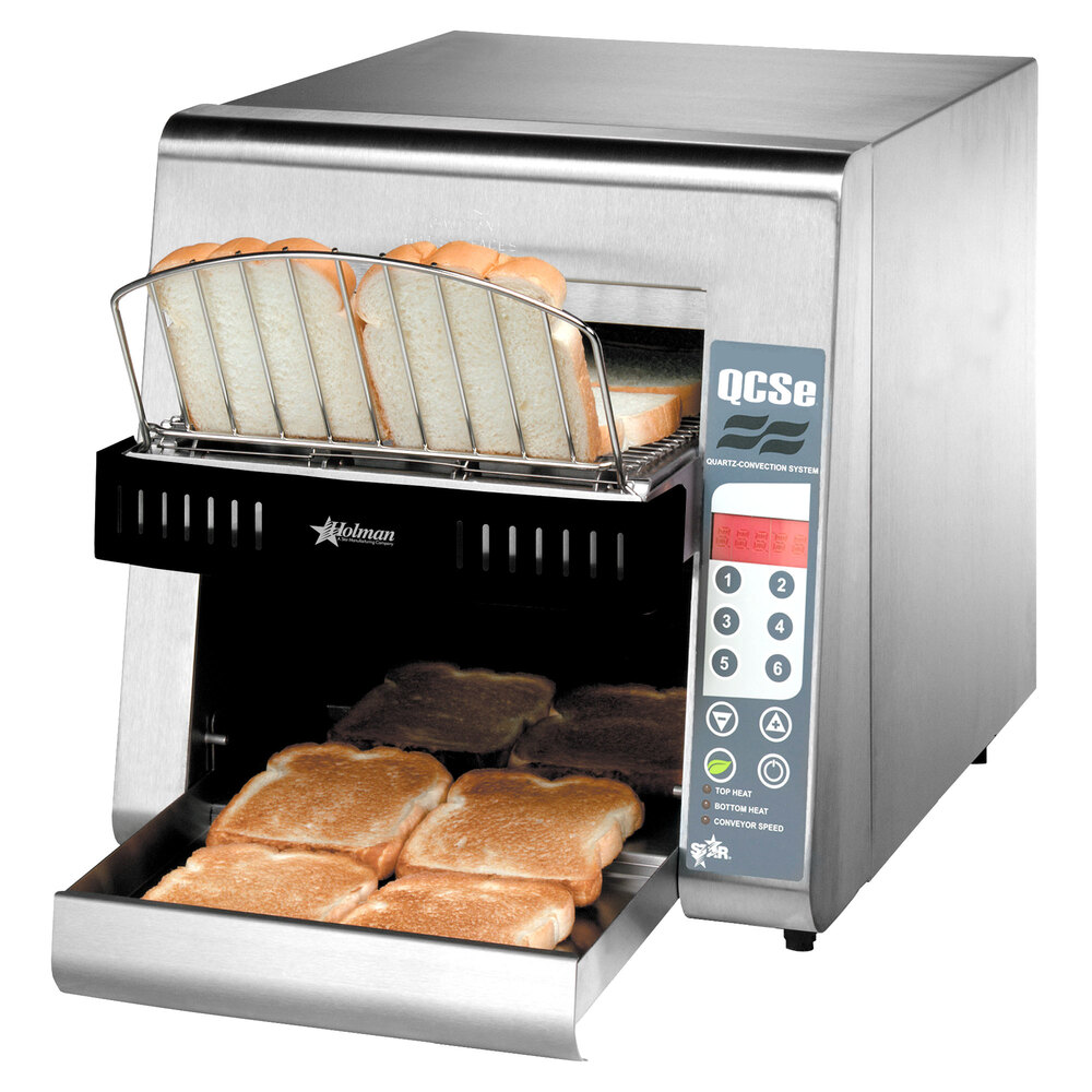 240V Star QCSe2800 Conveyor Toaster with 1 1/2" Opening and Electronic