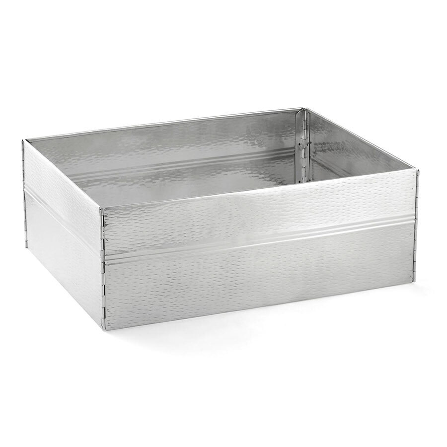 Tablecraft RS1537 Stainless Steel Designer Tote Box Frame 22" x 16" x 8"