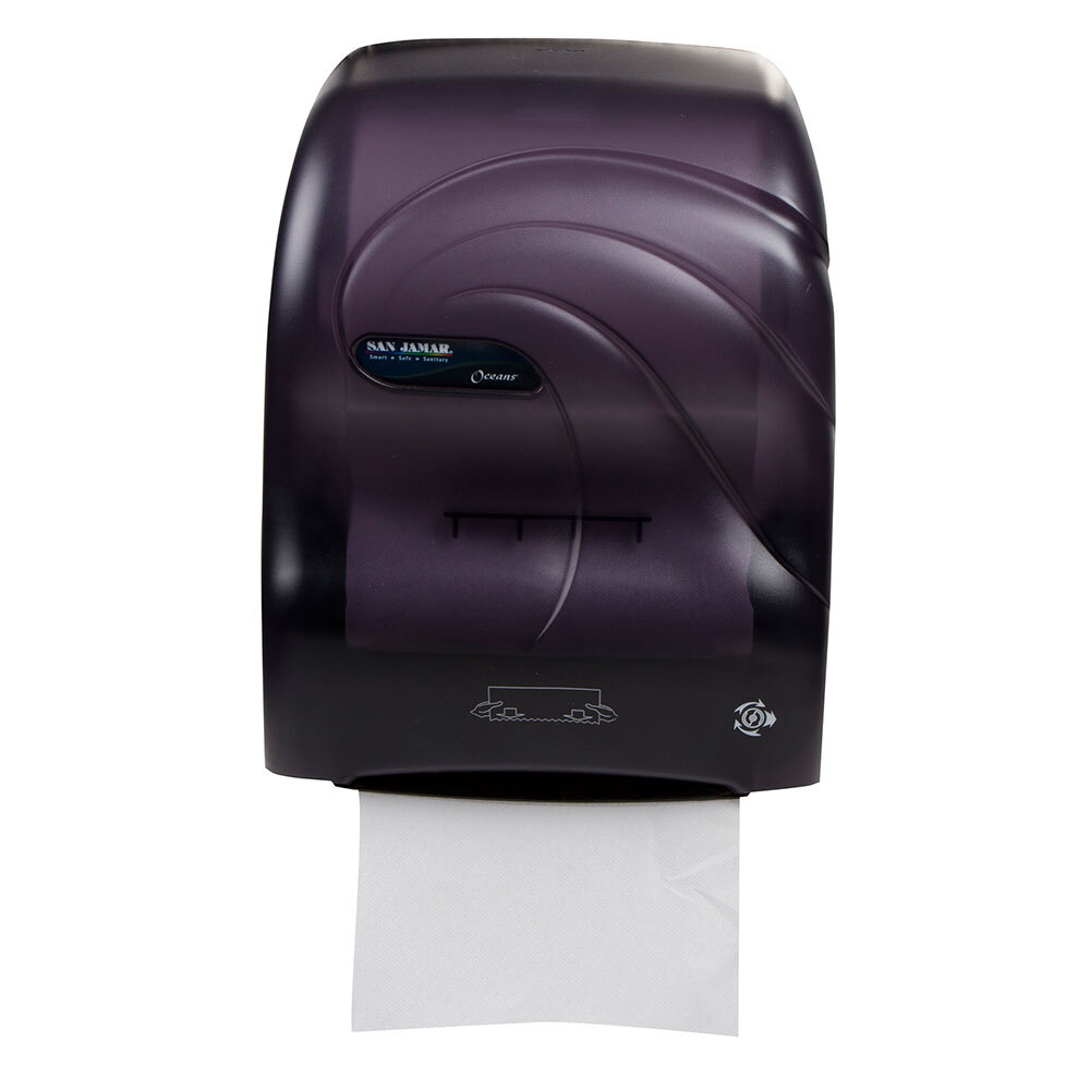 San Jamar T7090TBK Simplicity Oceans Hands Free Paper Towel Dispenser
