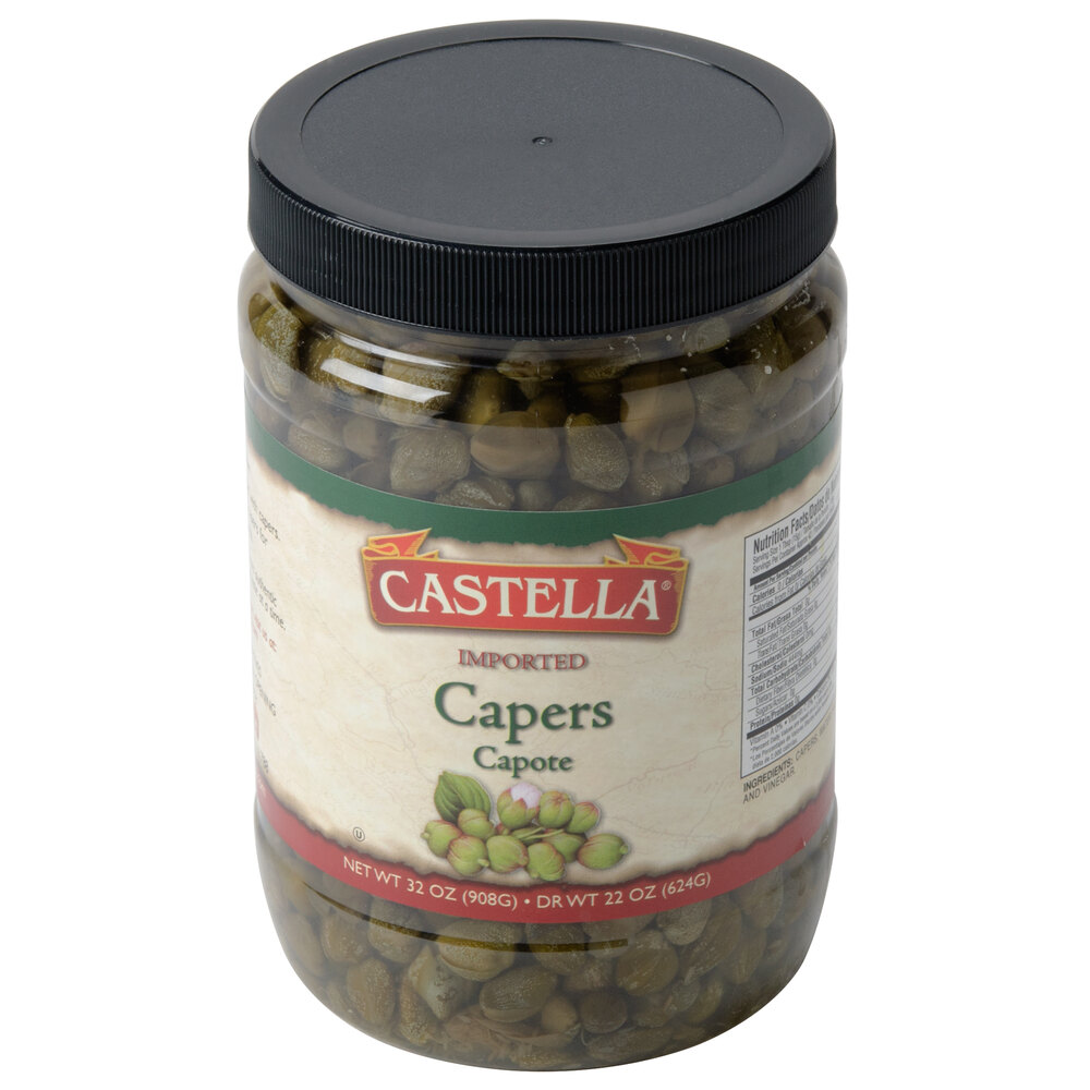 Castella Capotes Capers 32 oz. Bottle