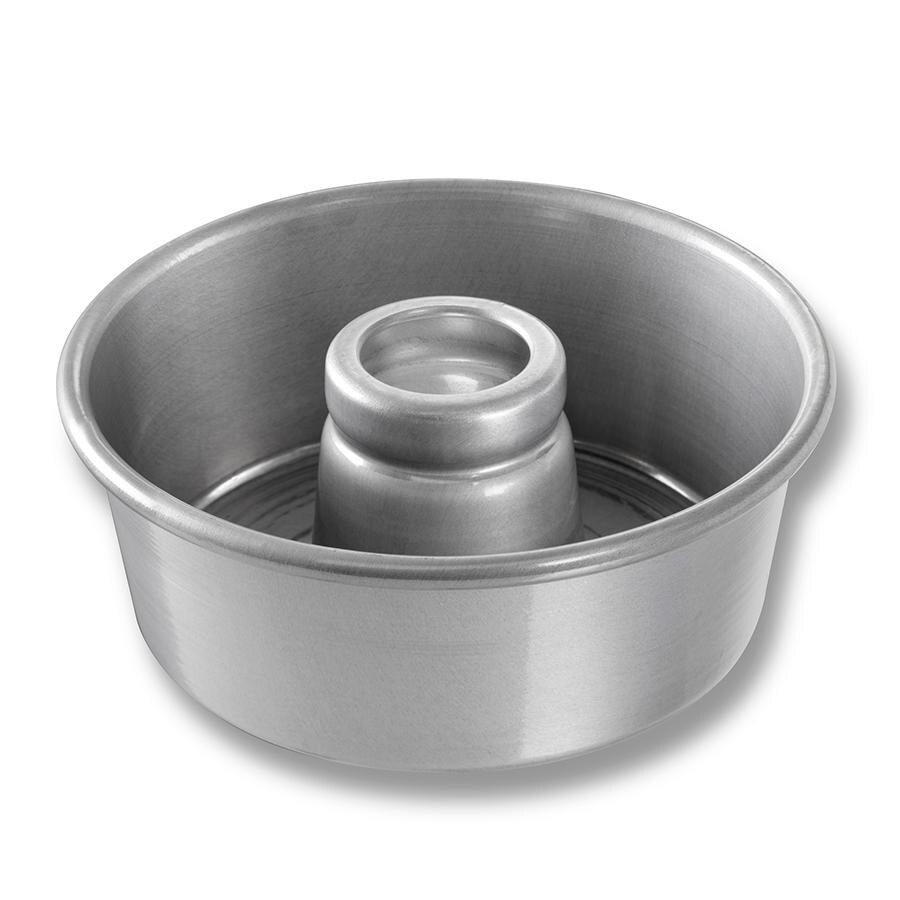Chicago Metallic 46530 7 1/2" Aluminum Angel Food Cake Pan 3" Deep