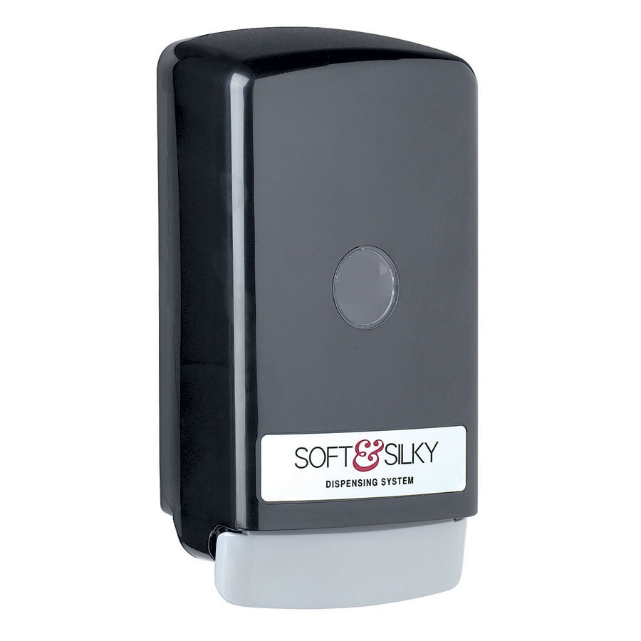 Kutol 9951ZPL Soft & Silky 800 mL Black BagInBox Hand Soap Dispenser