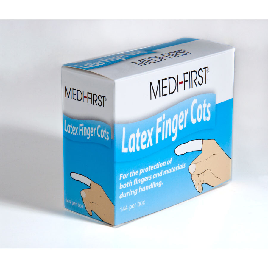 Finger Cots MediFirst Latex Finger Cots 144 / Box