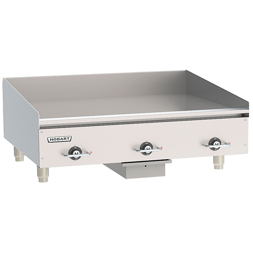 240V 3 Phase Hobart CG58 36" Electric Countertop Griddle