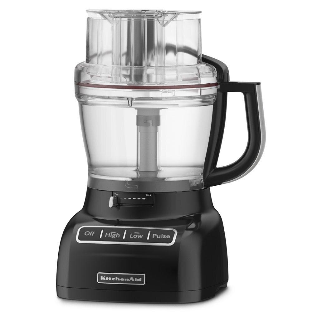 KitchenAid KFP1333OB Onyx Black 13 Cup Food Processor with ExactSlice