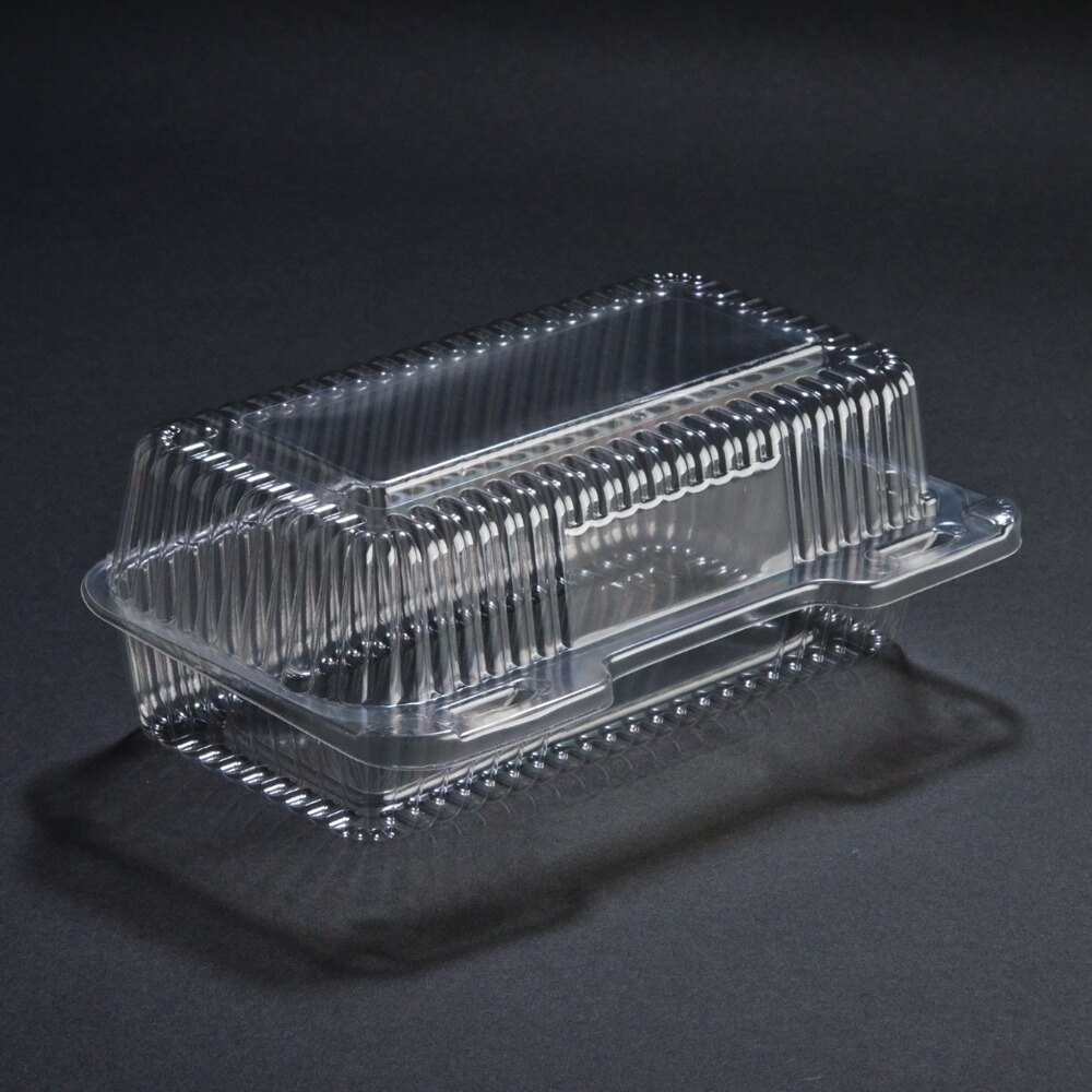 Hinged Lid Plastic Containers. Dart Clear Hinged Lid Plastic Container