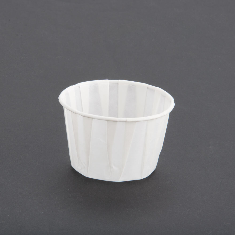 Genpak F200 2 oz. Harvest Paper Souffle / Portion Cup 250 / Box