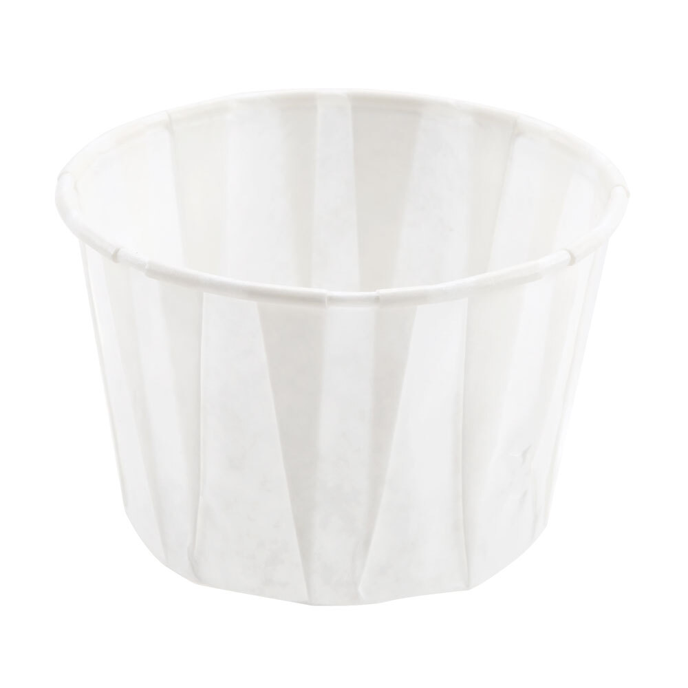 Genpak F200 2 oz. Harvest Paper Souffle / Portion Cup 250 / Box