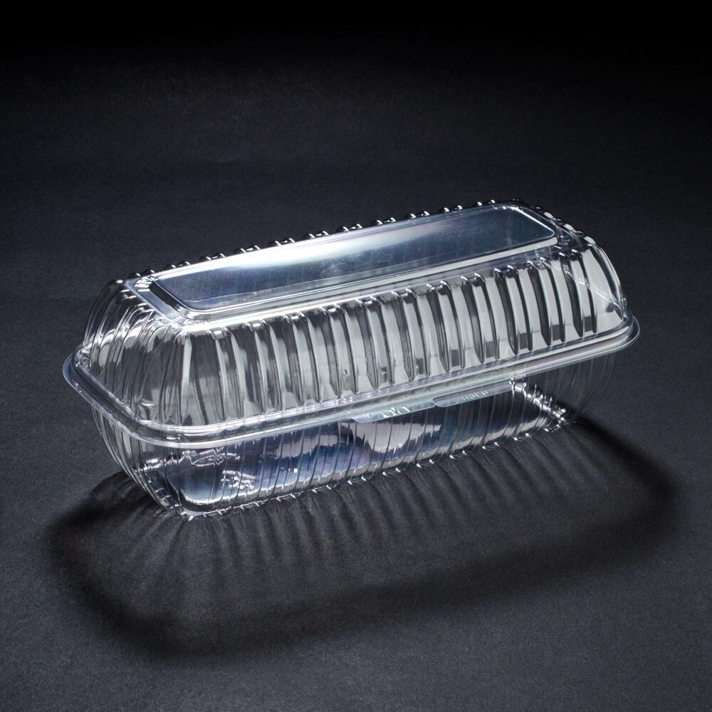 Dart Solo C99HT1 9 7 8 X 5 X 3 1 2 Showtime Clear Hinged Lid Plastic 