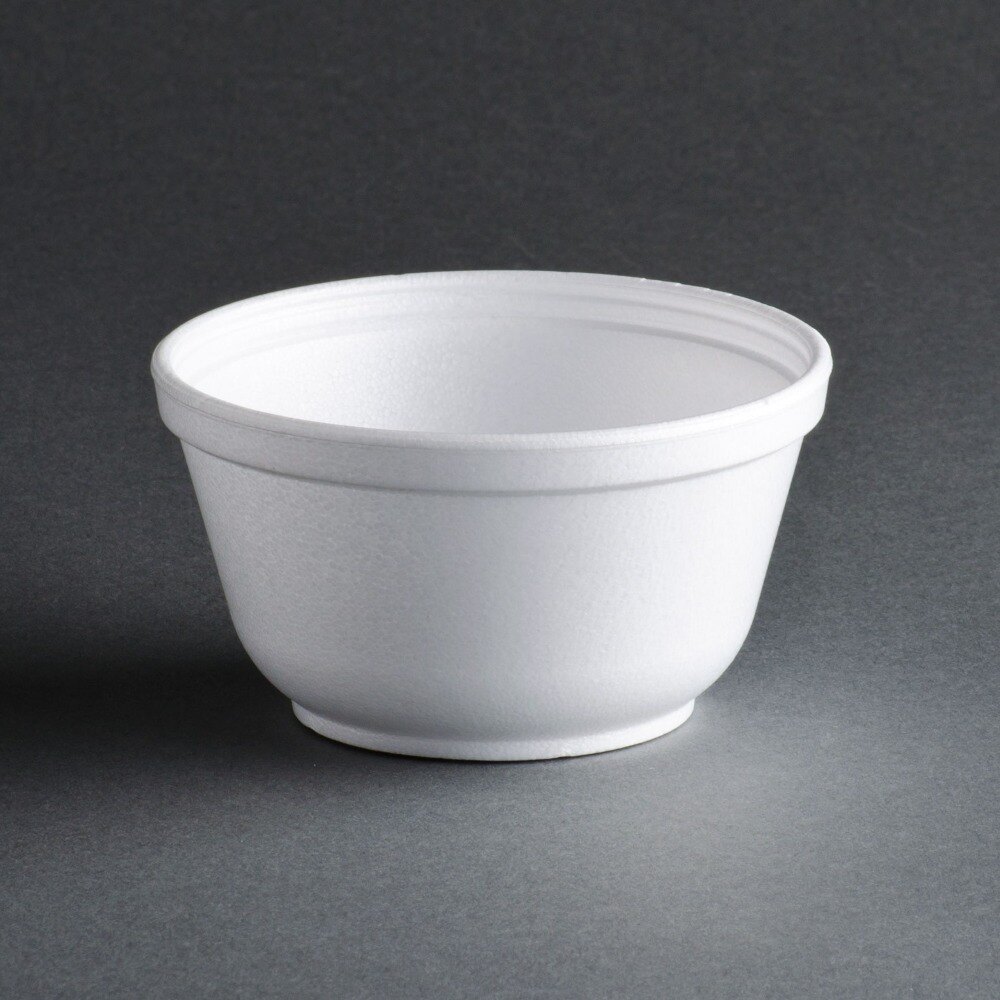 Dart Solo 10B20 10 oz. Insulated White Foam Bowl 50 / Pack