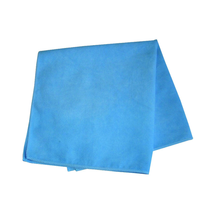 15" x 15" Blue Microfiber Glass / Fine Polishing Cloth