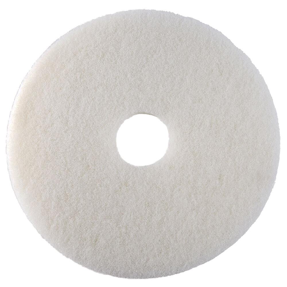 20" White Polishing Floor Pad