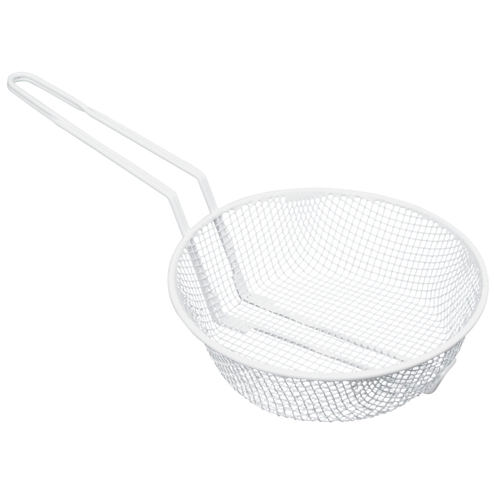 8" Coated Medium Mesh Breading Basket