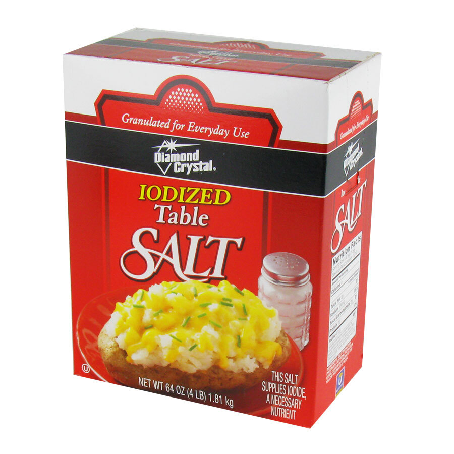 Bulk Iodized Table Salt 4 lb.