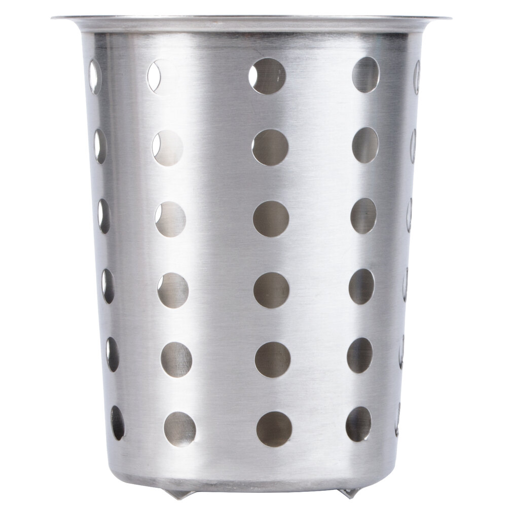 Perforated Metal Flatware Cylinder