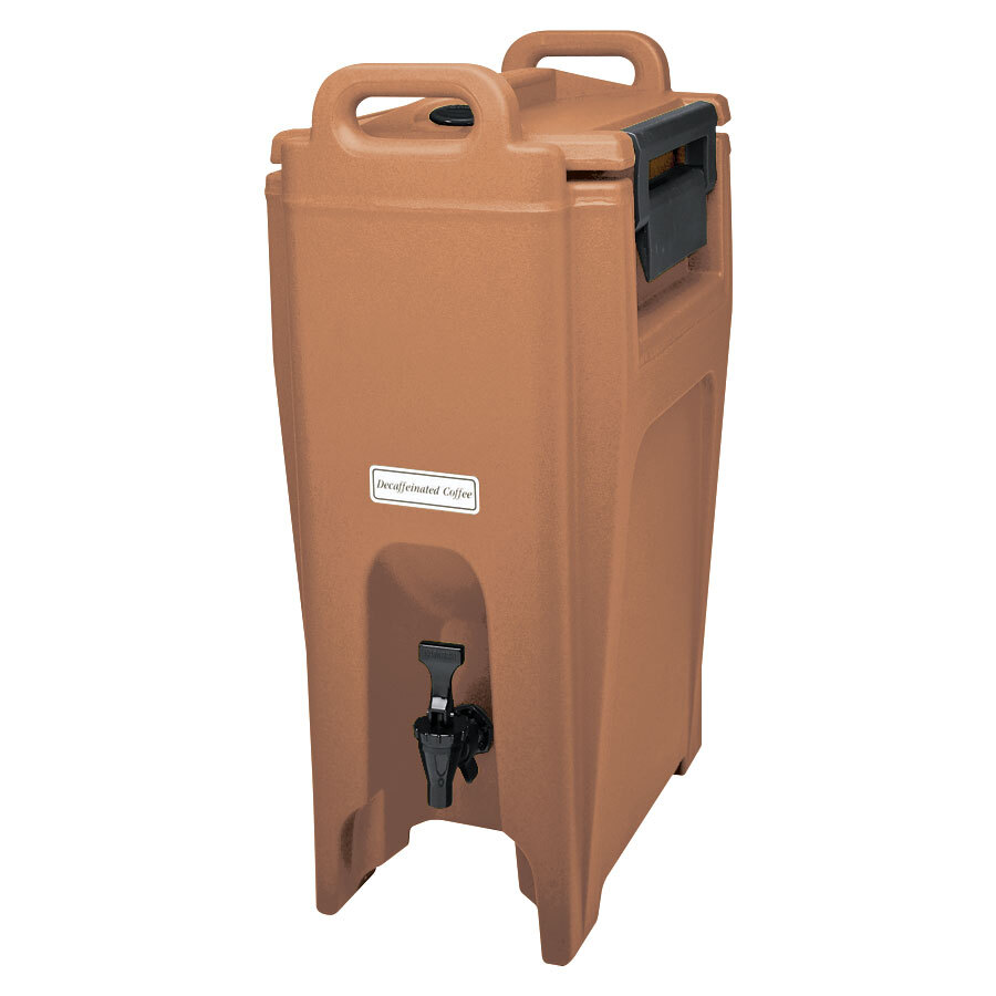 Cambro UC500157 Coffee Beige Ultra Camtainer 5.25 Gallon Insulated