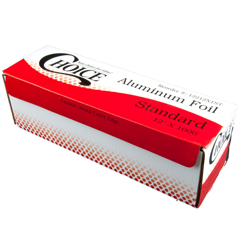 Choice 12" x 1000' Food Service Standard Aluminum Foil Roll
